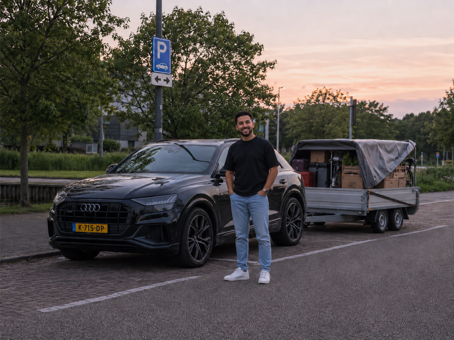 Xclusive Transport, trailer onderweg