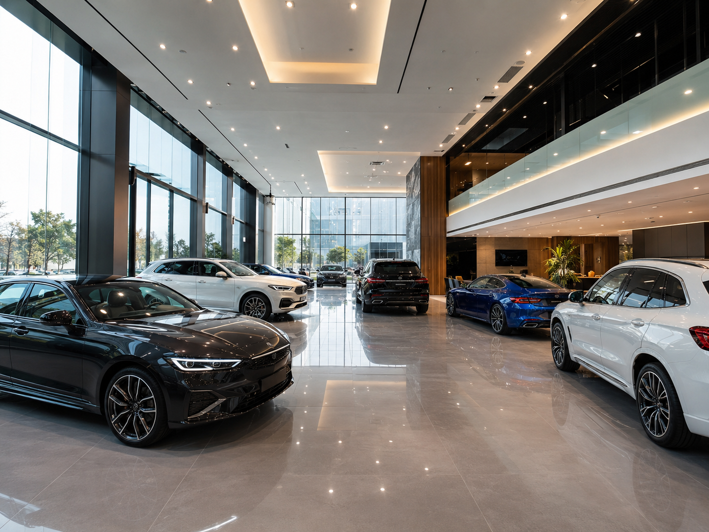 Geplande aflevering bij showroom
